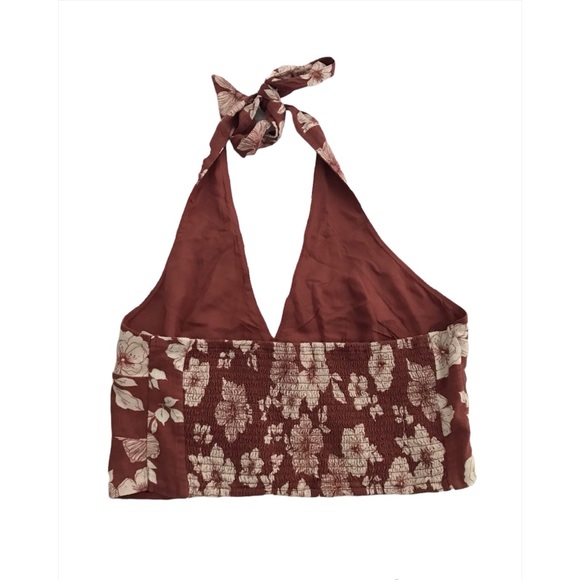 A&F Linen-Blend Halter Top - Picture 4 of 9